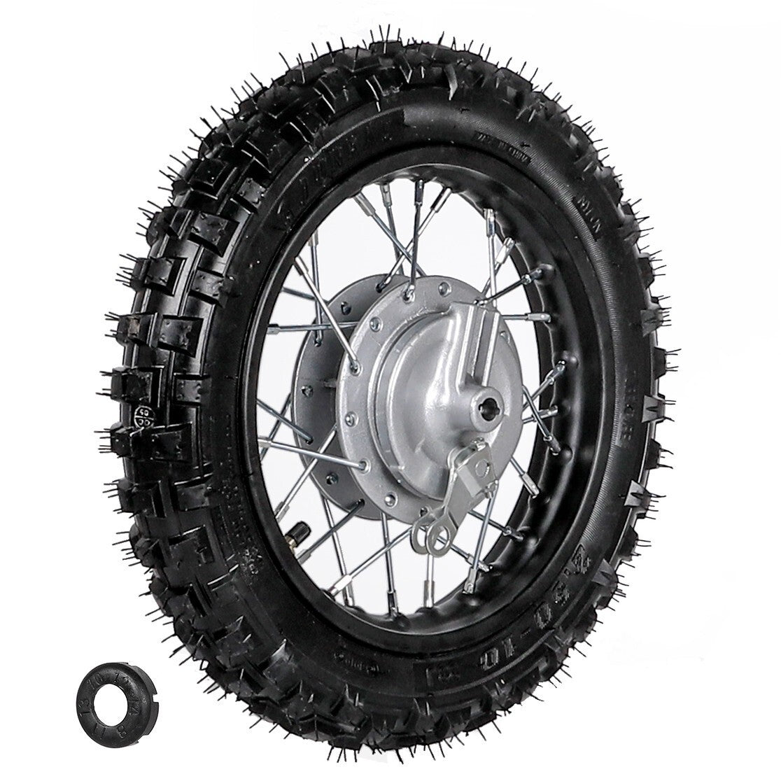 10-inch front wheel, tire, rim, hub, CRF50, PW50, TTR50, SSR, 70cc, 110cc cooler, off-road bicycle