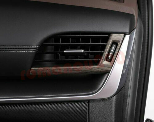 for Nissan Rogue 2021-2022 Wood Grain ABS Center Console Air Outlet Cover Trim