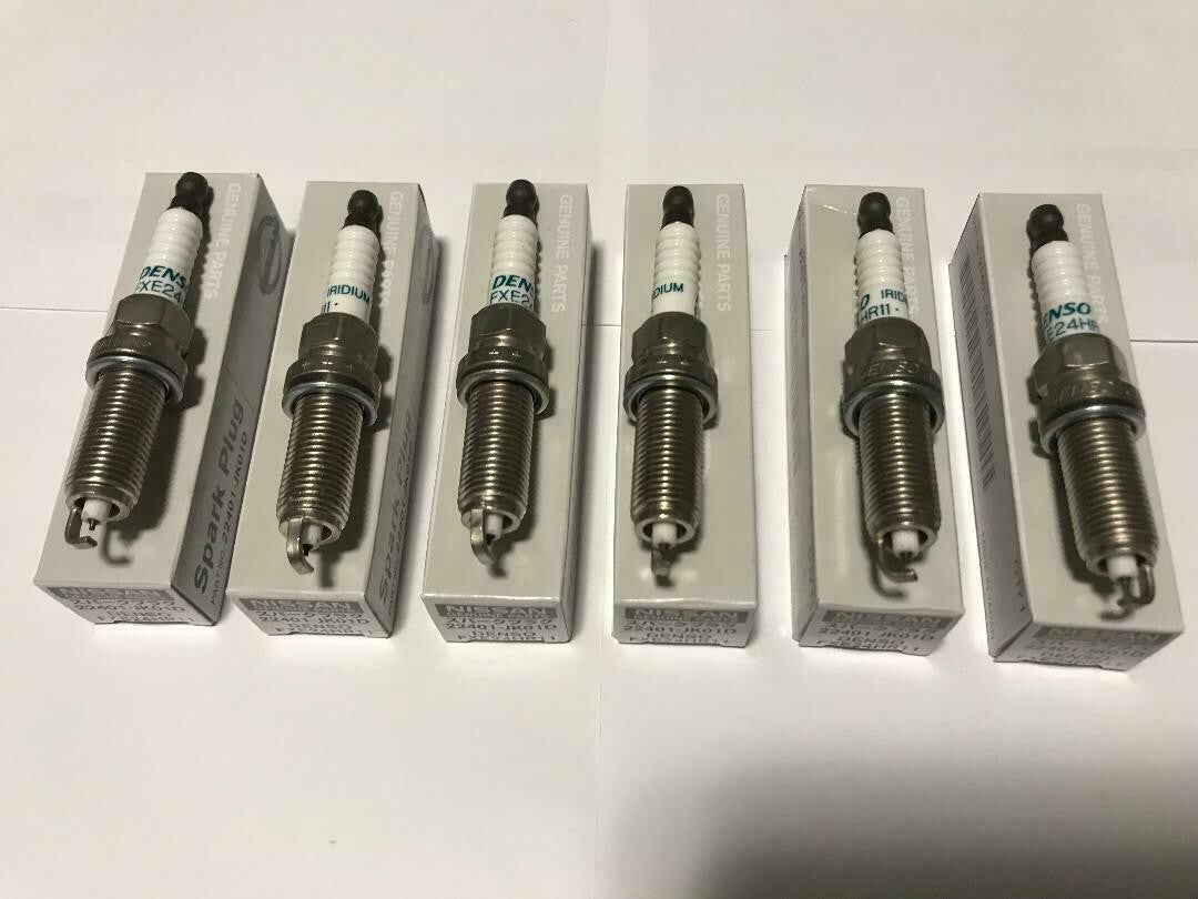 6-pack of new iridium spark plugs for NISSAN 370Z for INFINITI 22401-JK01D FXE24HR11 3457