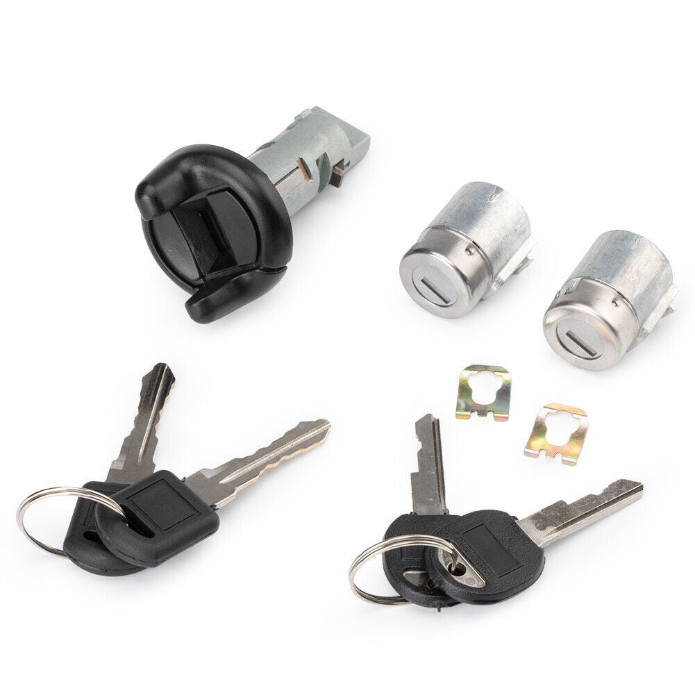 for GMC for Chevy Ignition Switch Lock Cylinder W/2 Door Lock Cylinders W/2 Keys
