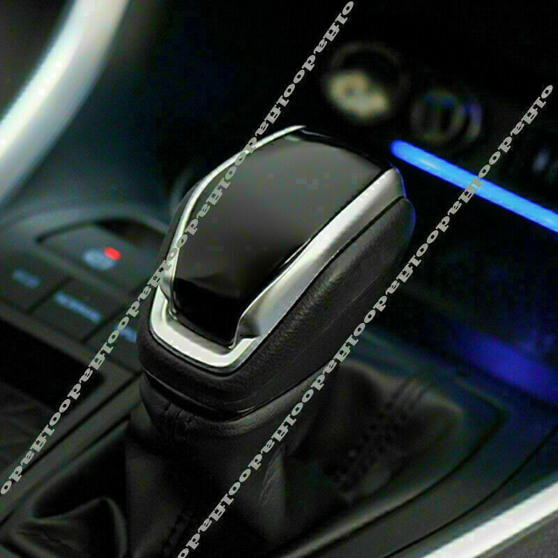 for Toyota RAV4 2019-2022 Silver+Black Interior Gear Shift Knob Cover Cap trim