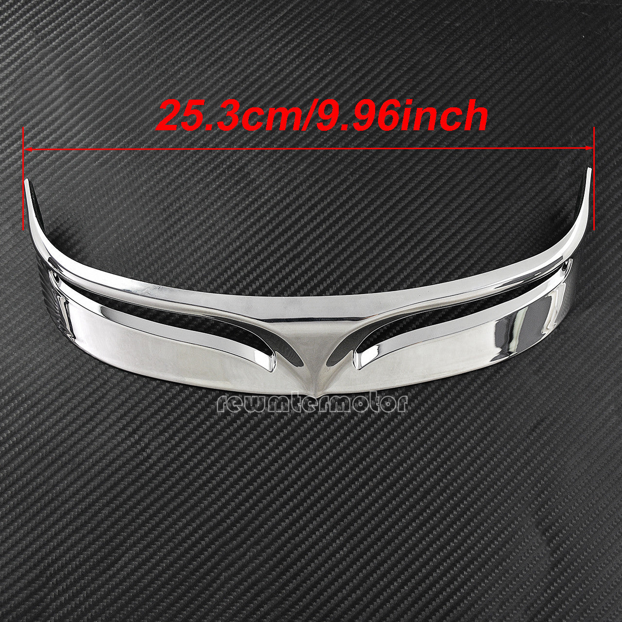 Chrome Rear Trailing Edge Fender Tip Fit for Harley Fatboy FLSTF 07-17 FLSTFB 10