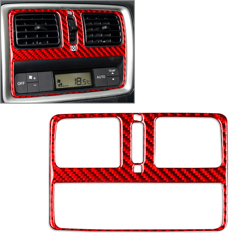 Rear Air Condition Vent Outlet Cover Trim Fit for Infiniti JX35 QX60 2013-16 Red