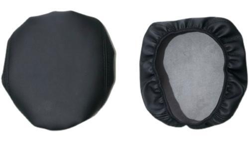 Black leather console armrest box panel cover trim for Toyota RAV4 2019-2024