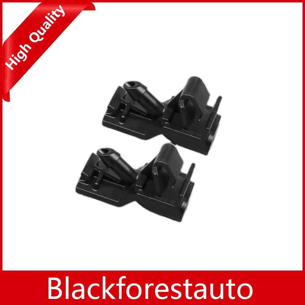 2X For 2005-2012 for Avalon Front Windscreen Washer Nozzle Black Plastic 85381-AC012