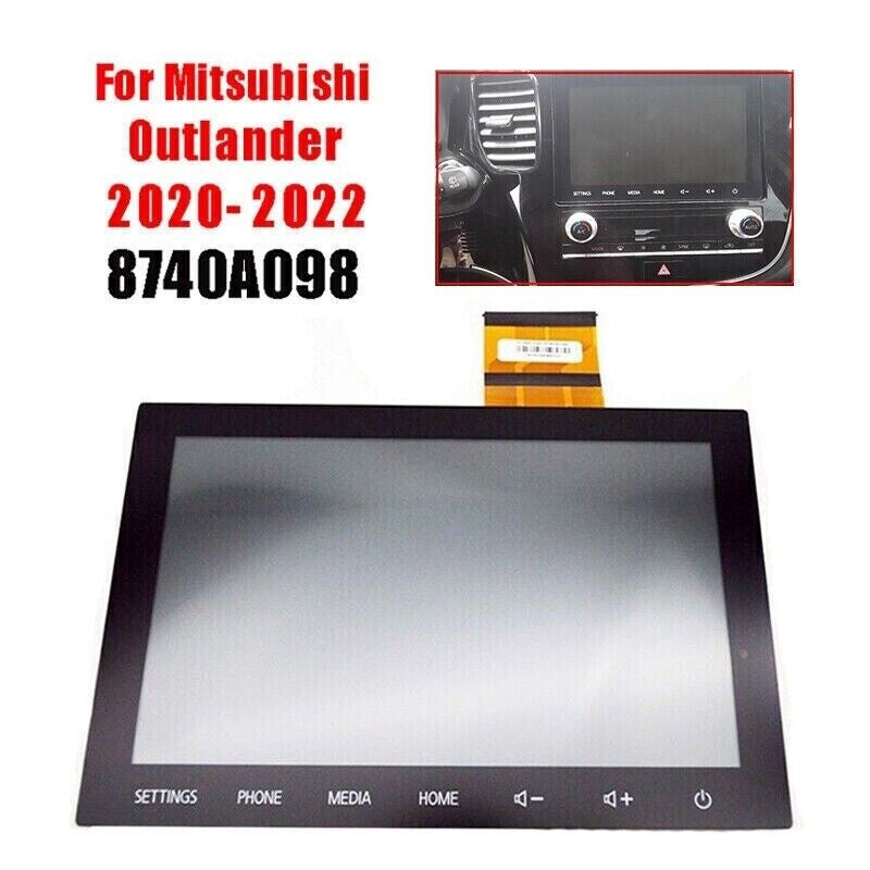8 For 2020-22 for Mitsubishi Outlander Touch Digitizer LCD Screen RADIO REPLACEMENT