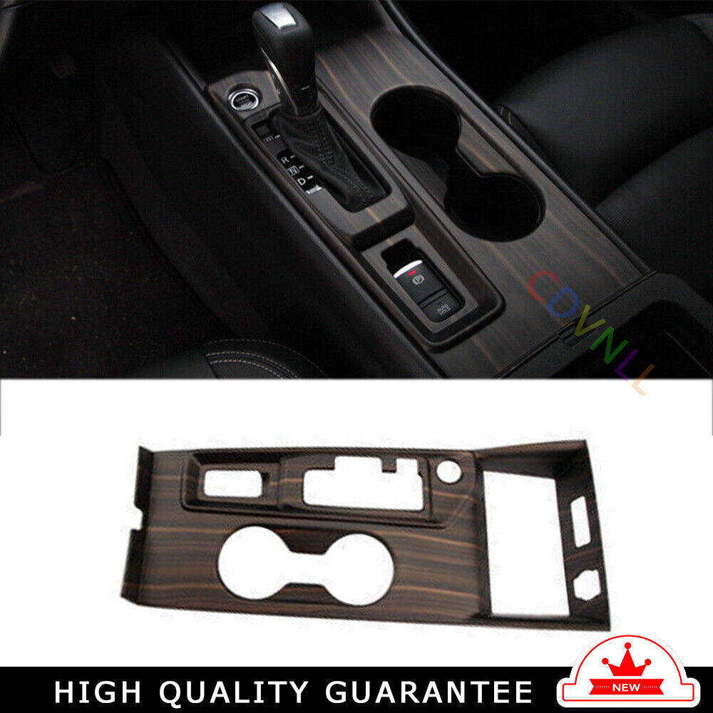 Console Gear Shift Water Cup Panel Fit for Nissan Altima 19-22 Matte Wood Grain