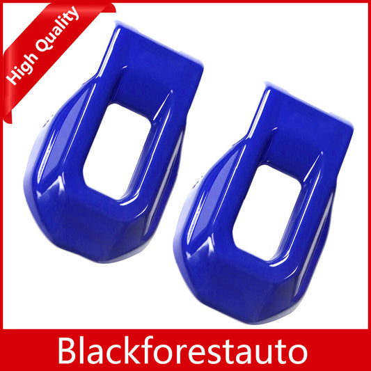 2X For 2018-2021 for Jeep for Wrangler JL JLU JT Hood Lock Latch Buckle Cover Trim Blue