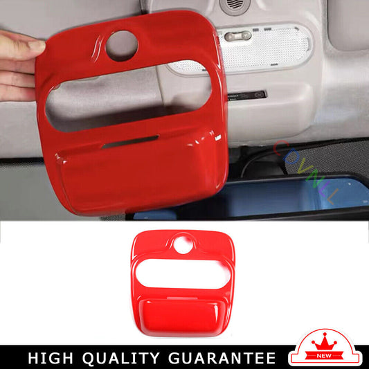 Front Reading Lamp Frame Cover Trim Fit for Mercedes-Benz for SMART 15-18 Bright Red