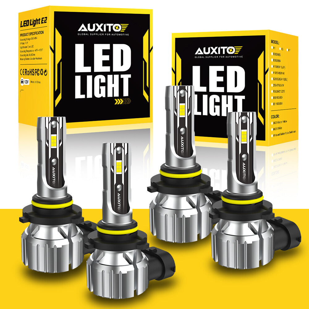 OXILAM LED Bright White and Red Lights for Seniors 9005 9006