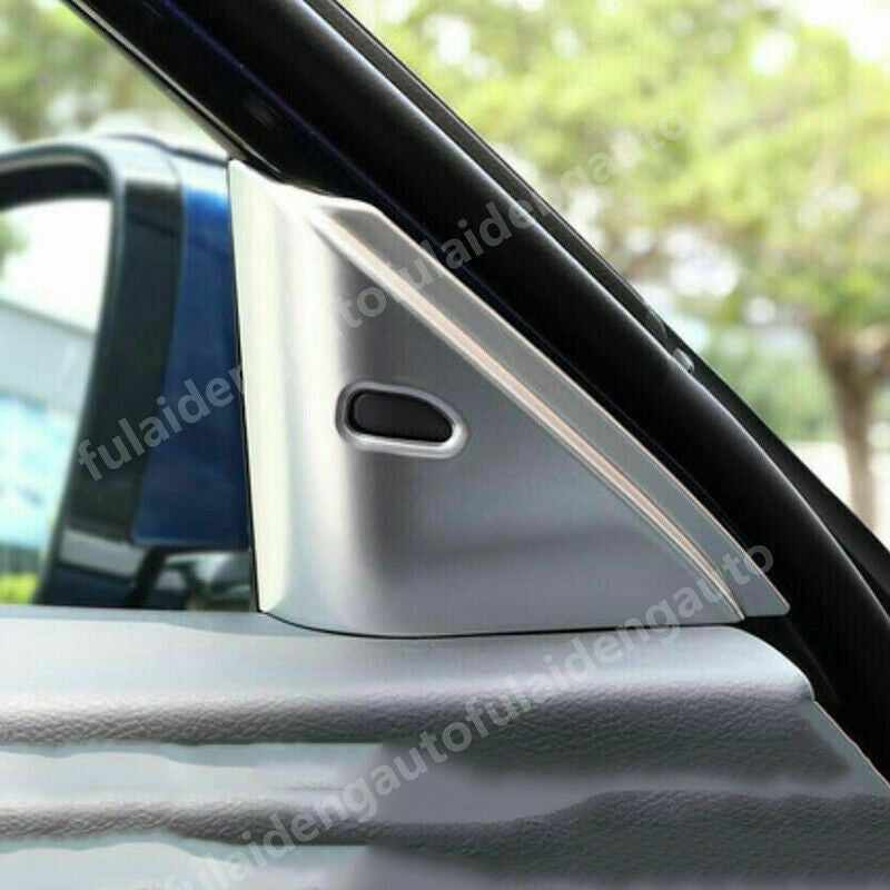 Matte Silver Front Triangle A-Pillar Cover Trims ABS for Nissan Altima 2019-2022