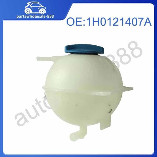 1H0121407A for VW Polo for Jetta for Golf MK2/MK3 Coolant Expansion Bottle Tank W/ Cap
