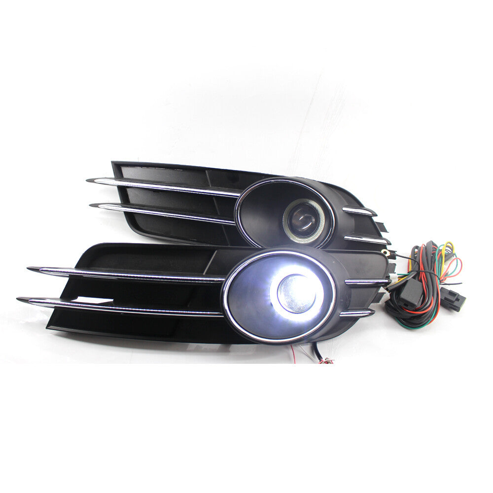 Lower Bumper Grille Grill Modified Fog Light for Audi A6 C7 2012-2015 LeftRight
