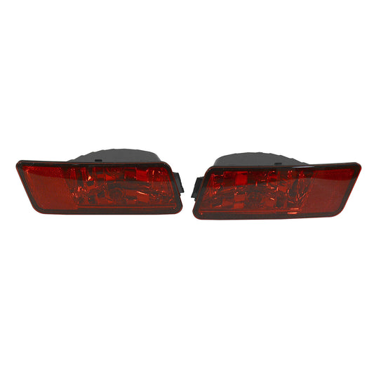 1Pair Rear Bumper Reflector Lamp Fog Light w /Bulbs for DODGE JOURNEY 2009-2010