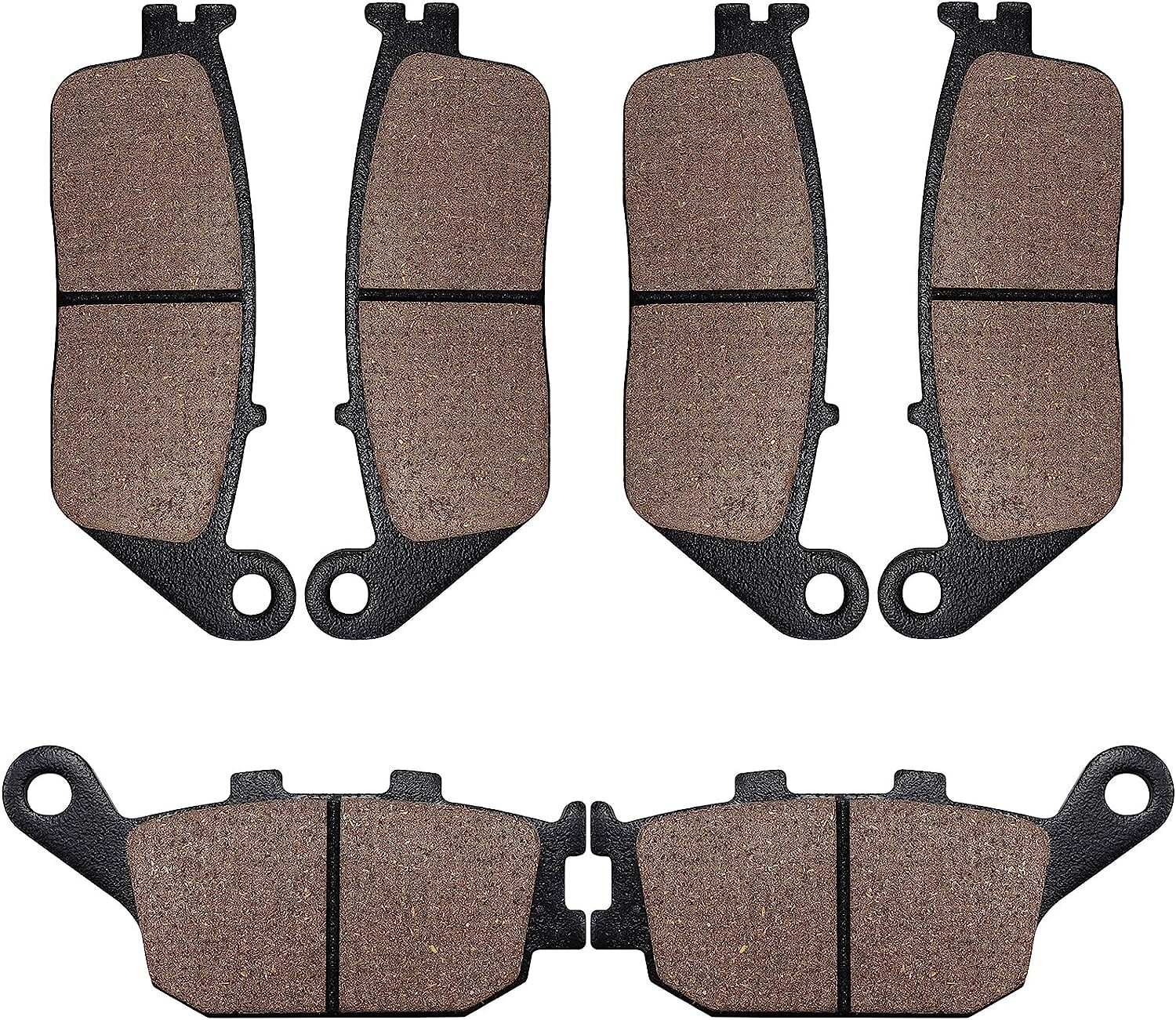 Front Rear Brake Pads for Kawasaki 650 Z650 ER 650 2017-2020 Z750 ZR750 07-2011