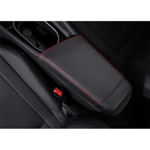 for Hyundai for Elantra 2021-2023 Black PU Console Armrest Box Cover Cushion Mat Pad