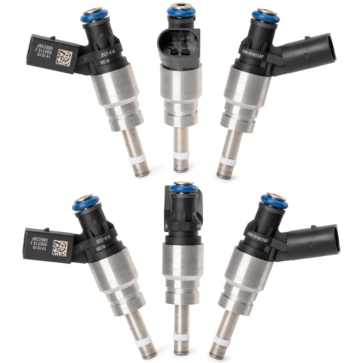 6Pcs Fuel Injectors for Audi for A6 3.2L 2010-2011 for Audi Q5 3.2L 2009-2012 06E906036F