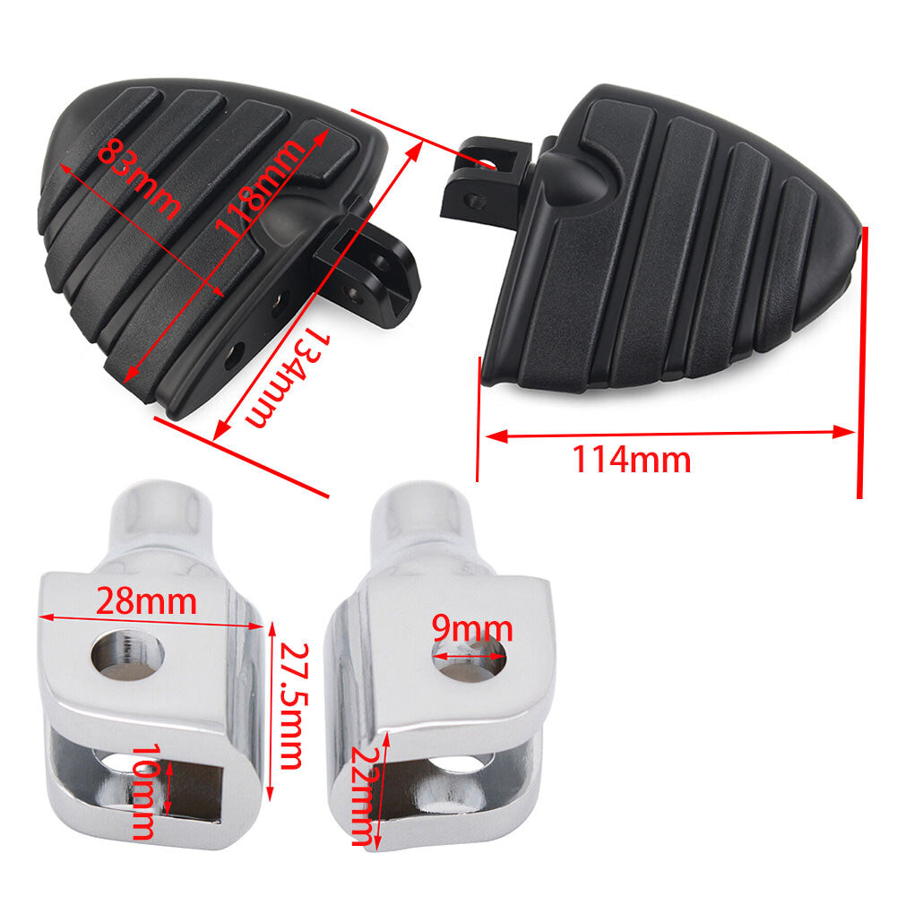 for Suzuki Boulevard M109R M90 Motorcycle Front Rider Driver Foot Pegs FootRests