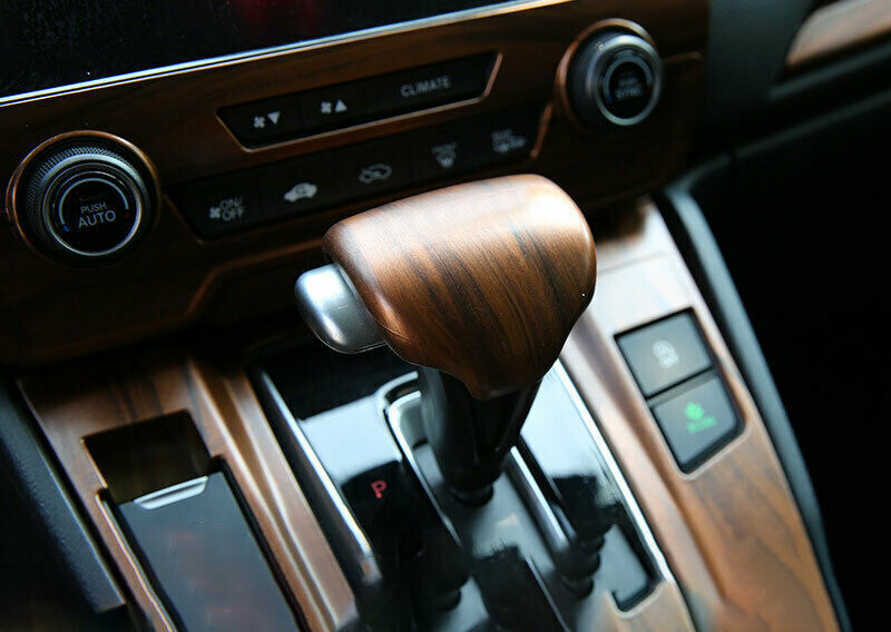 Gear Shift Knob Head Cover Trim 1 Fit for Honda CR-V 2017-2022 Matte Peach Wood