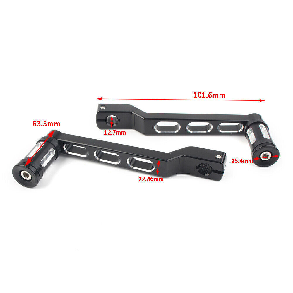 Arm Heelshift toe levers w/Shifter Pegs for Harley Touring Road King Glide