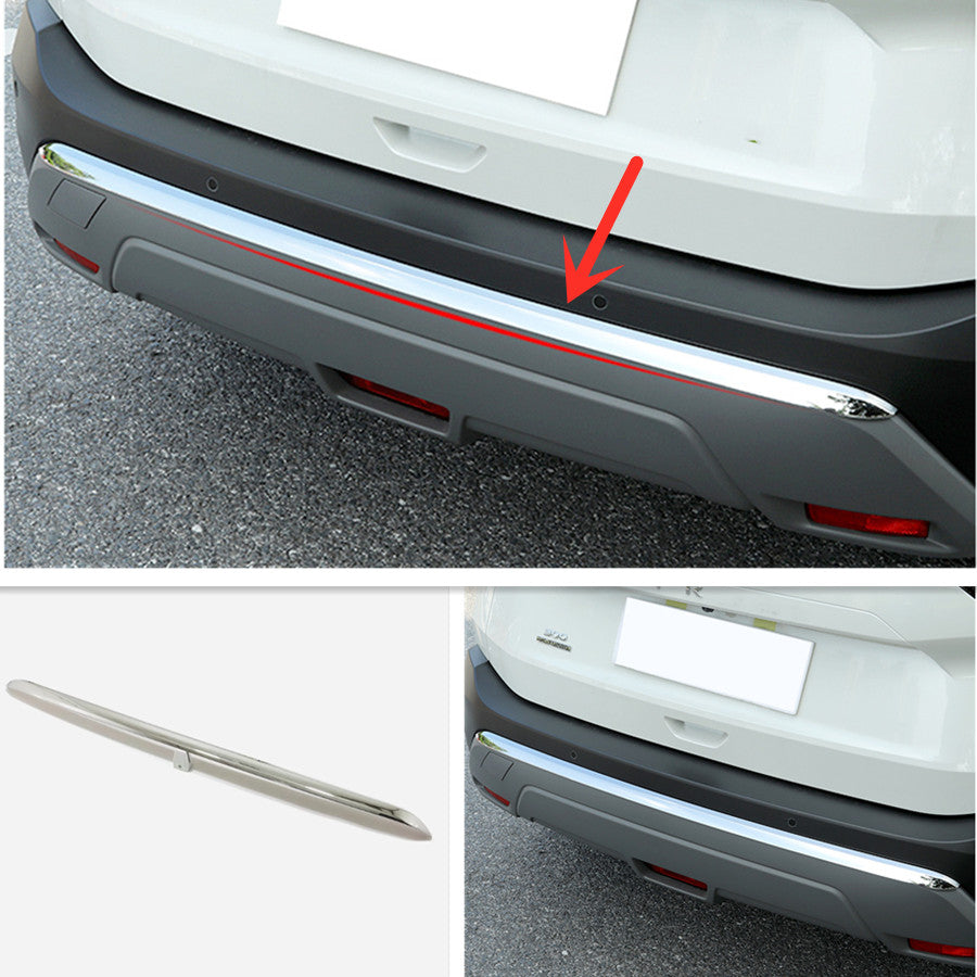 for Nissan Rogue 2021-2023 Chrome Front/Rear Bumper+Body Molding Cover Trims 6P