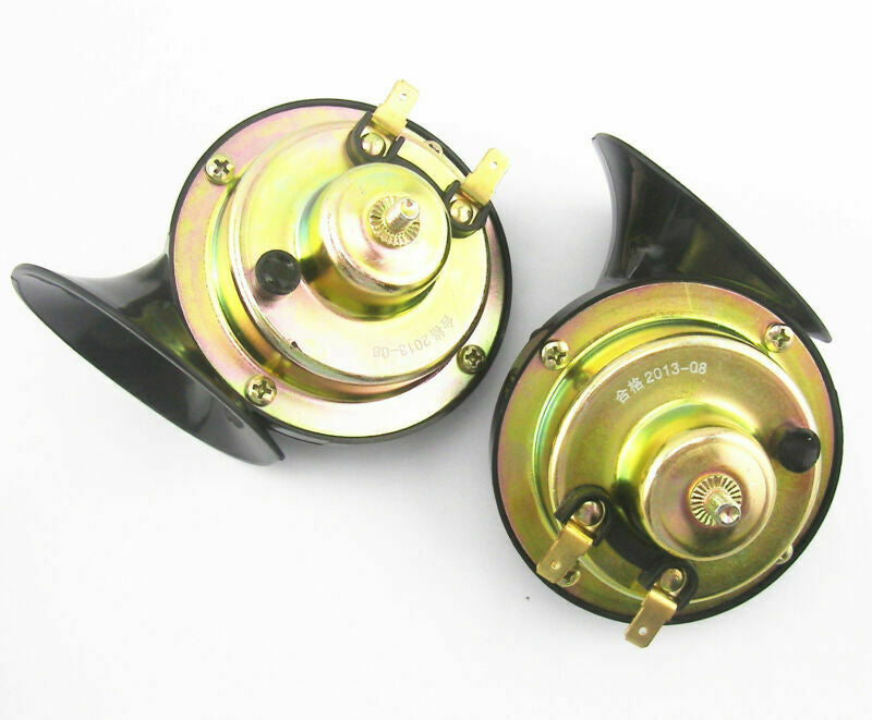 48W 110DB Dualtone Electric Air Horn Loud Sound Replace For Car Truck Boat Train