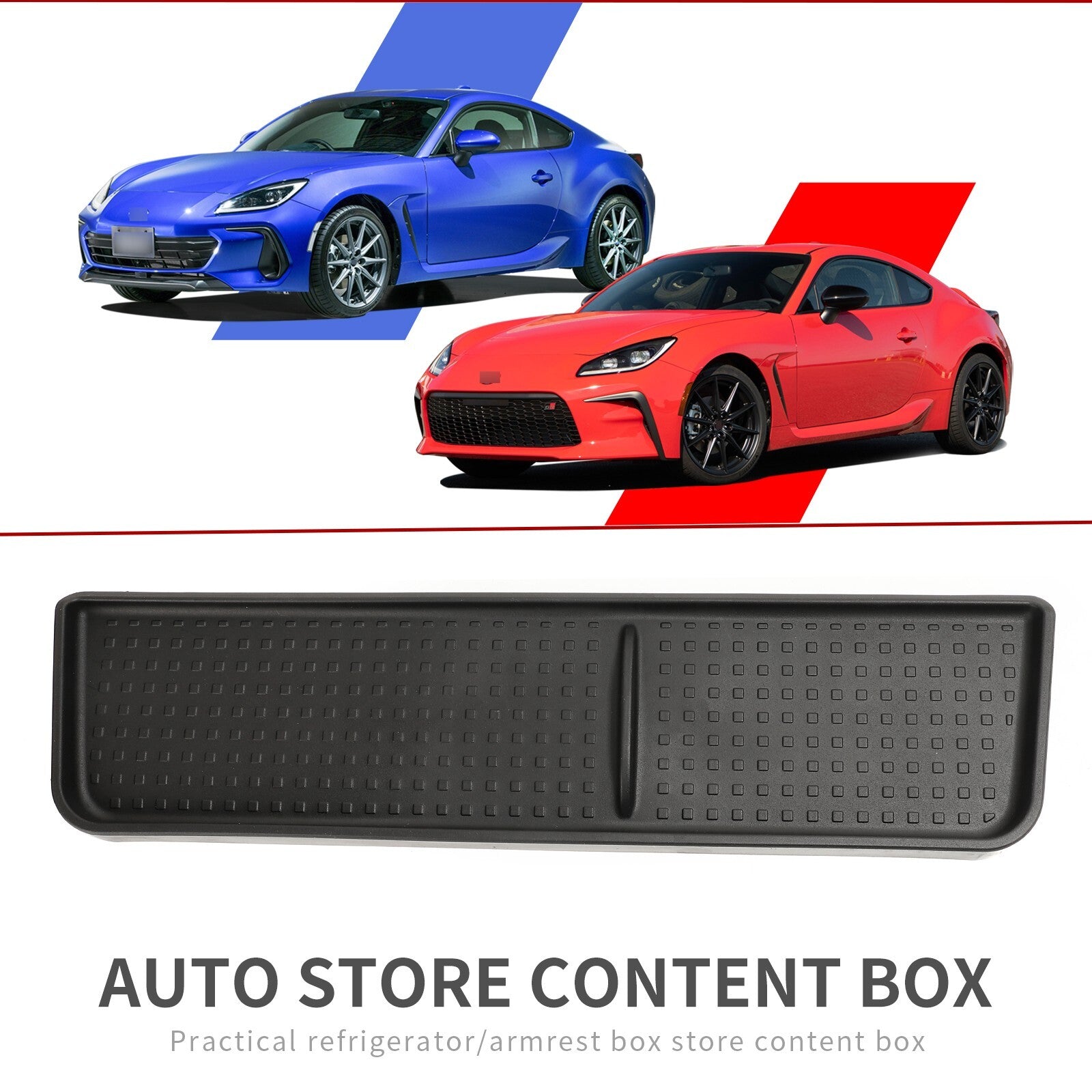 Car Glove Storage Box for Toyota 86 for Subaru BRZ 2021 - 2023 for Co -pilot Console Tray