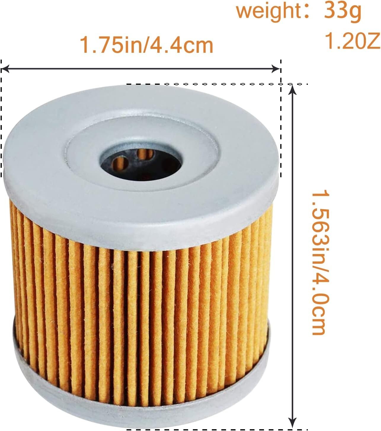 4xOil Filters for Suzuki GZ-125 Marauder GZ 125 1999-2005/LT125 LT-125 1983-1987