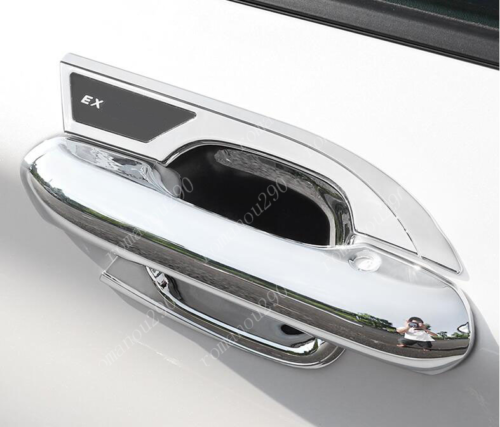 for Ford Explorer 2020-2023 Chrome ABS Outside Door Handle+Bowl Cover Trim Decor