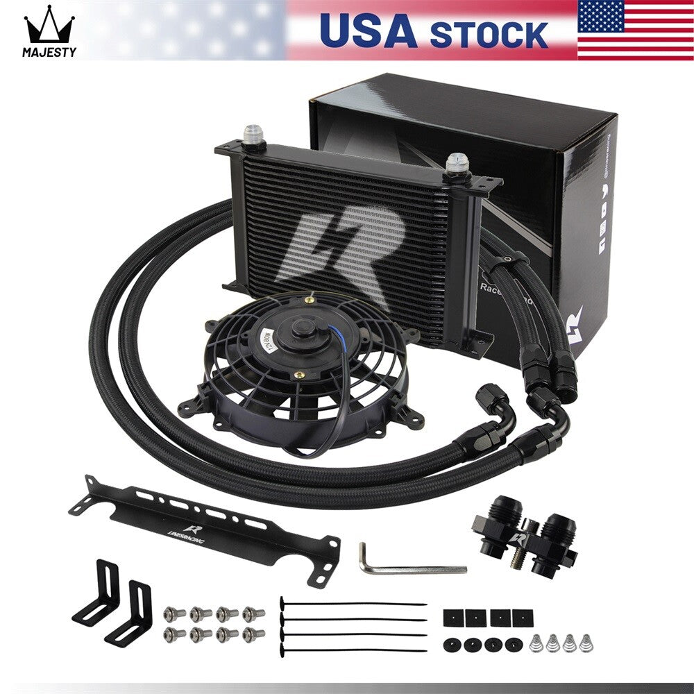 AN10 25 Row Oil Cooler Kit for BMW E82 135i E36 M3-Euro E46 M3 E90 E92 E93 335i