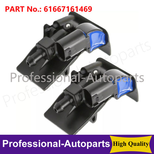 2-pack windshield washer spray nozzles suitable for BMW X5 2006-2010 616671469