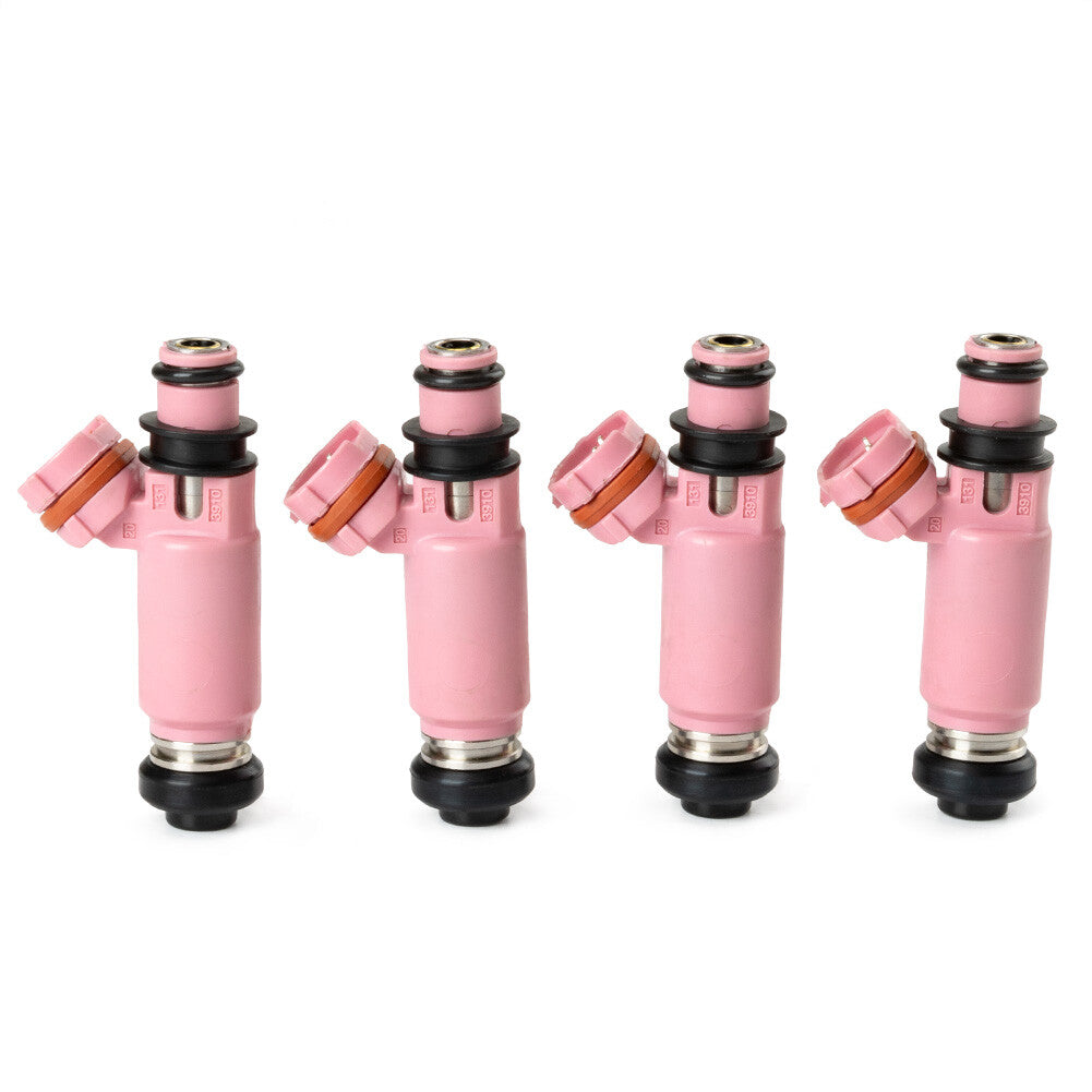 4PCS Pink 565cc Fuel Injectors Fit for Subaru STI WRX Forester 16611-AA370 NEW