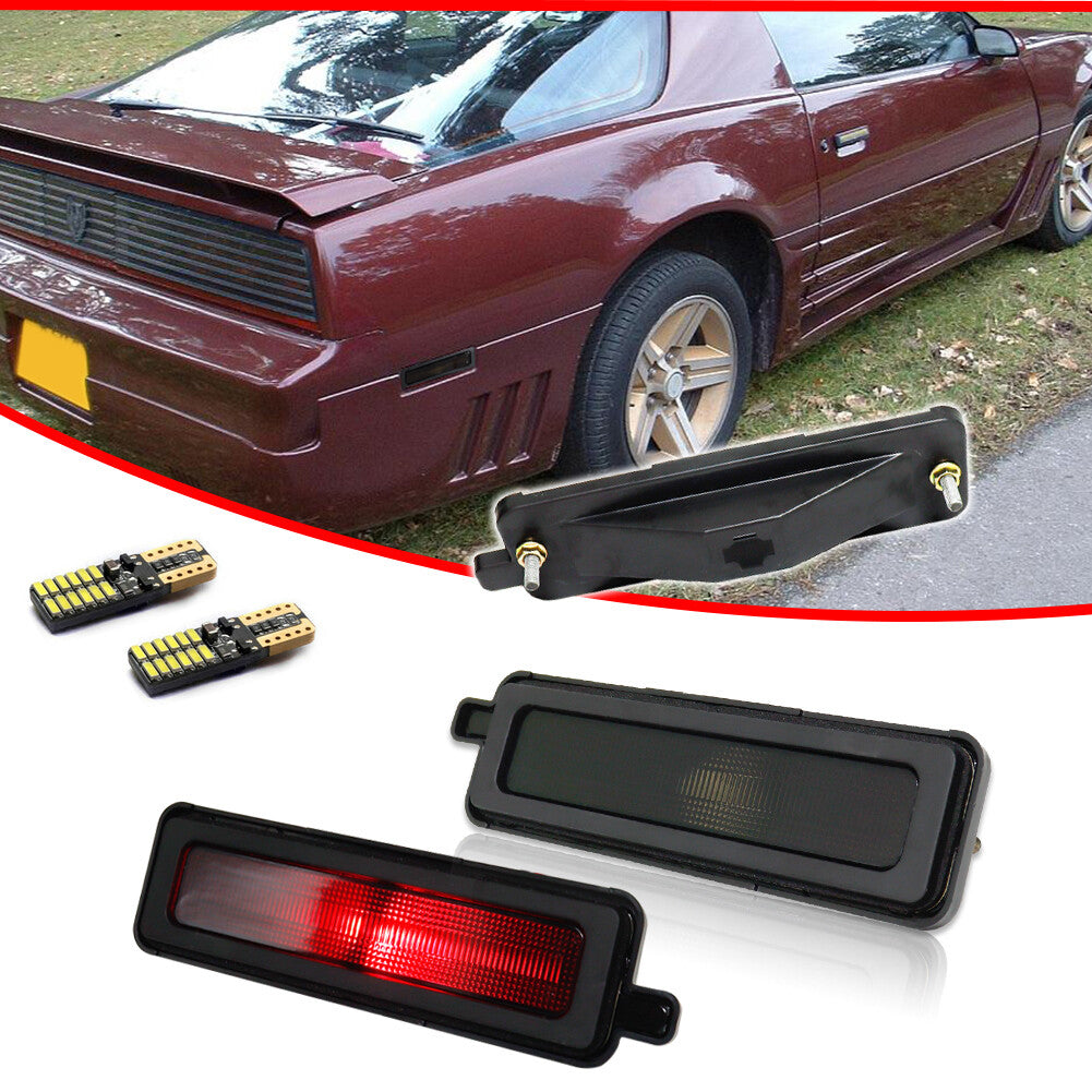 Rear side marker light with red LED light suitable for 82-92 for Pontiac Trans Am Firebird