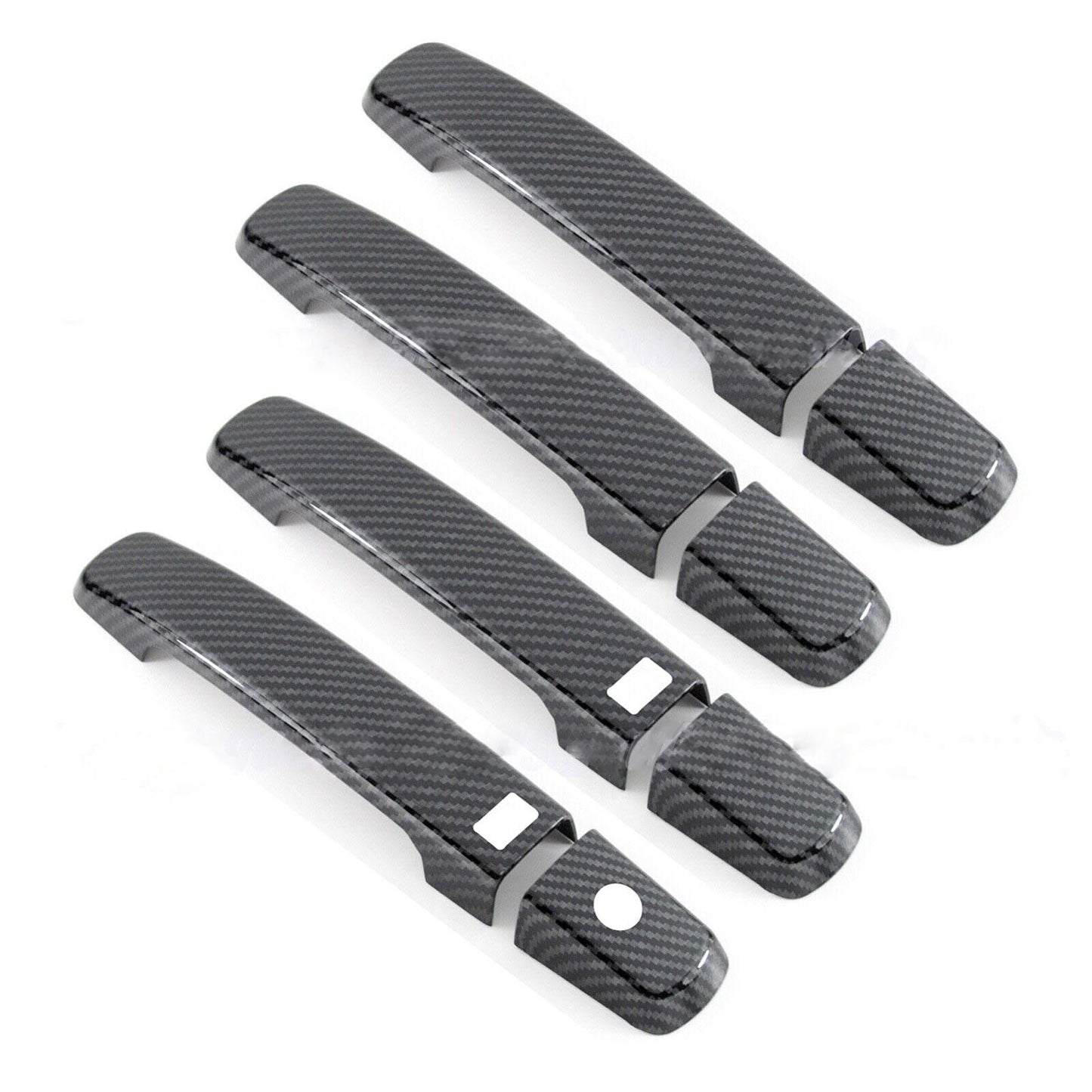 Shiny Carbon Fiber Cover Trim for 08-13 for Infiniti GG37 Side for Smart Door Handle