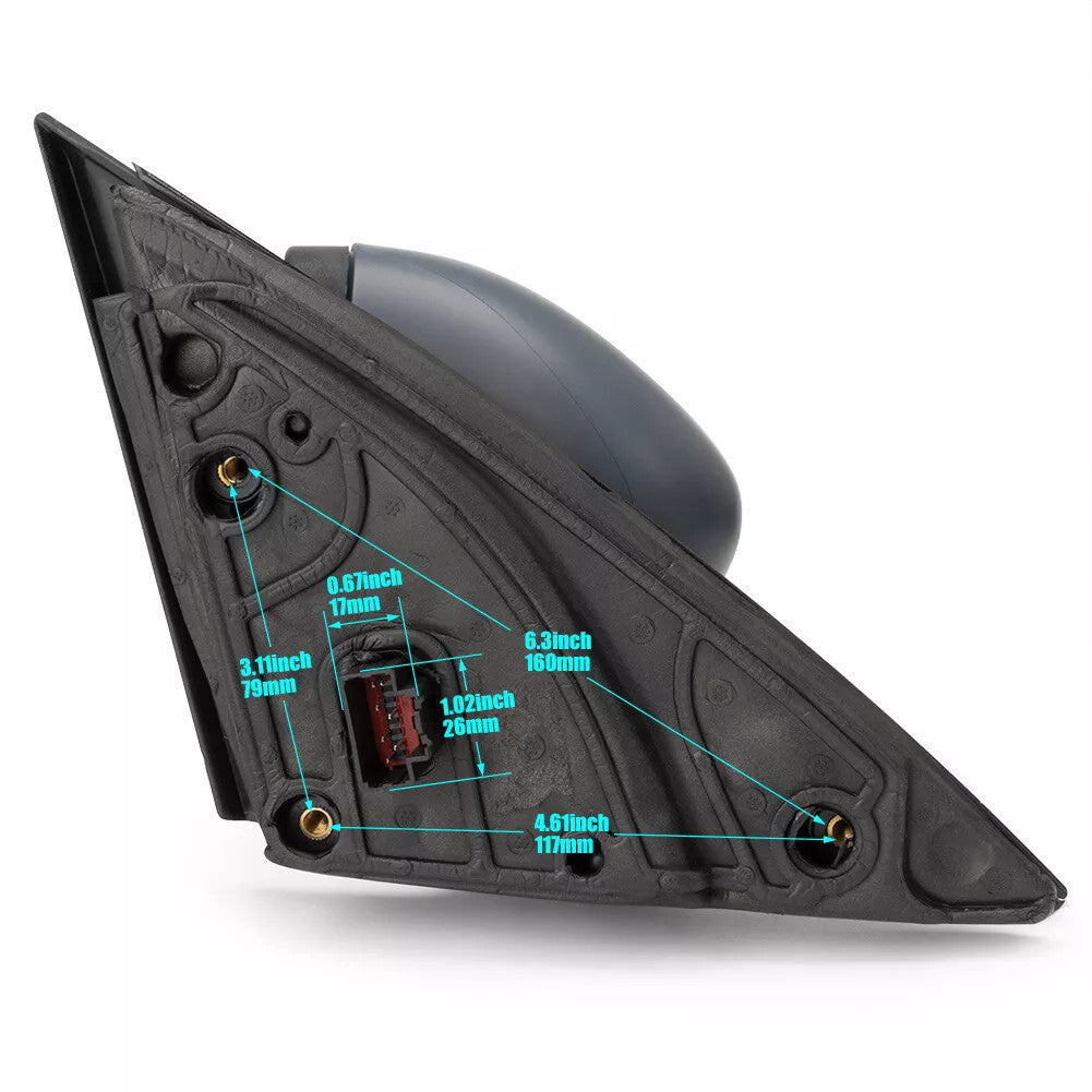 1x Left Side Mirror With Blind Spot Heat LJ6Z-17683-DA For 2020-2023 for Ford Escape
