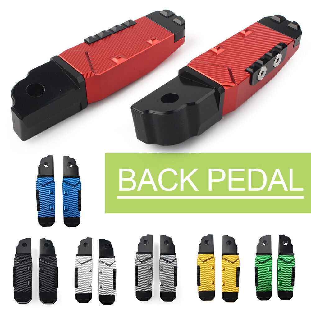 Fit for BMW S1000RR S1000XR 2015-2017 Rear Footrests Foot Pegs Pedal Pads Passenger