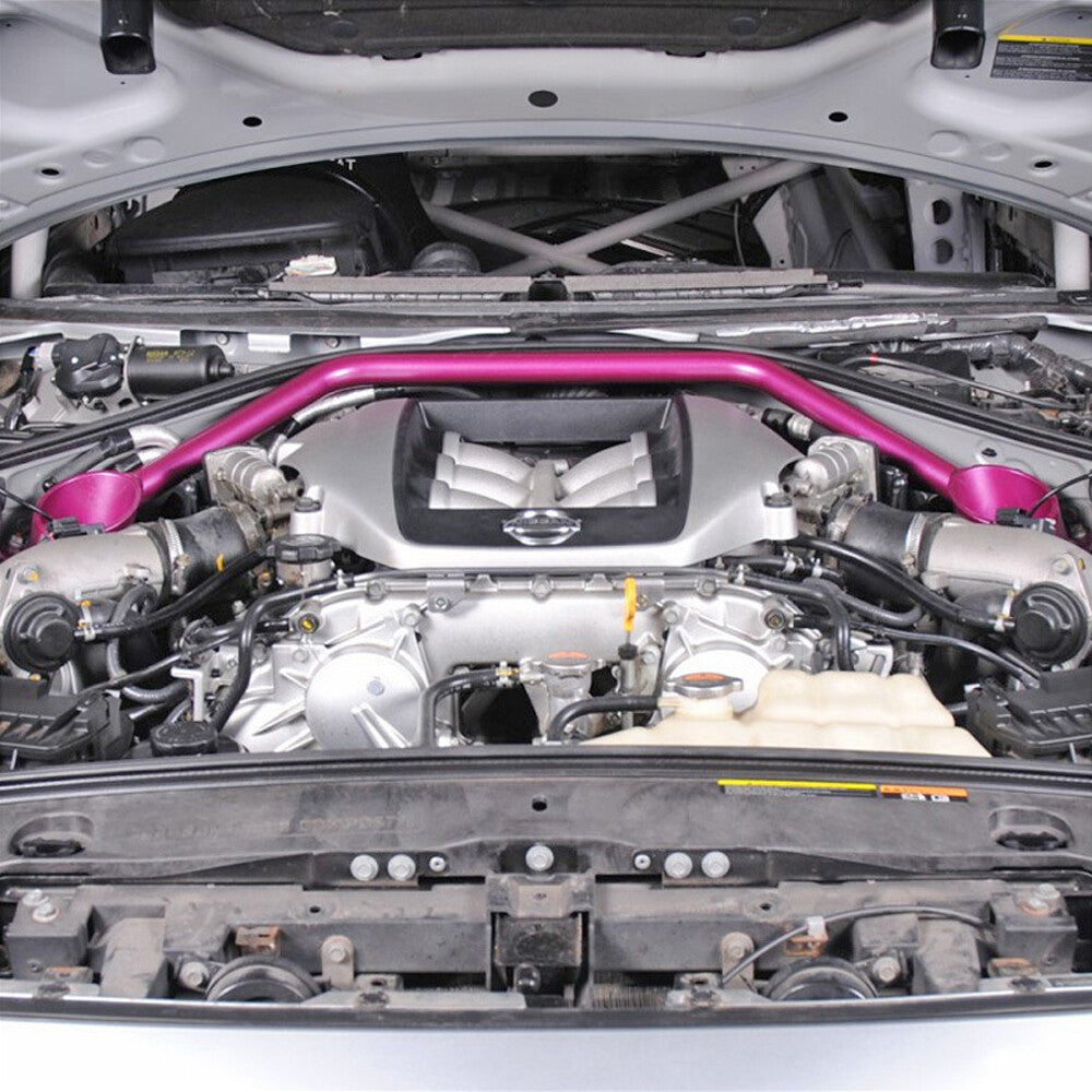 Front Engine Tower Brace Strut Bar for Nissan GTR GT-R R35 3.8TT 4WD 2007+