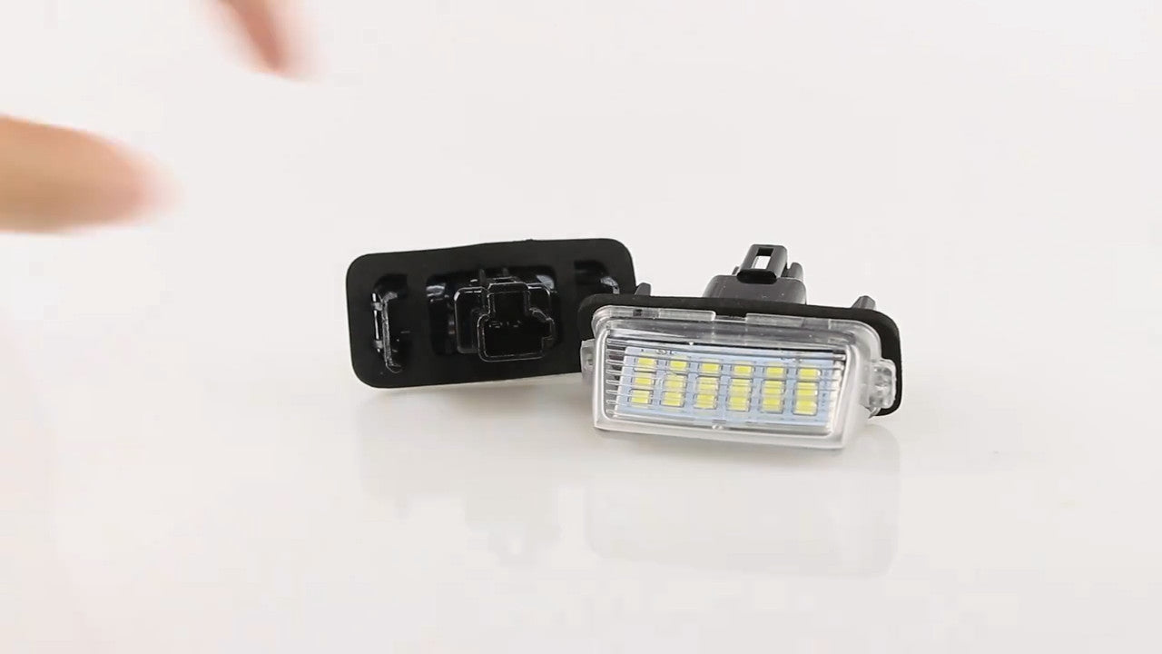 2X 18SMD Rear LED License Plate Light Lamp for Toyota for Camry Yaris for Avalon Prius C