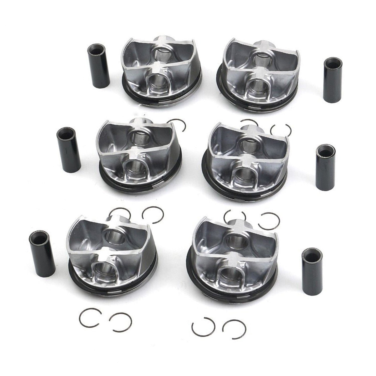 6x STD Pistons Rings Set For ¦µ96mm for Porsche Macan for Panamera S 4S 95B 970 Macan 95B