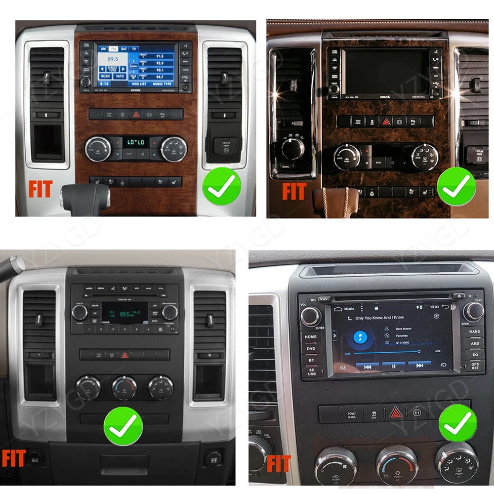 for DODGE for RAM 1500 2500 3500 2009-2012 7 Carplay Stereo Car Radio Screen GPS BT