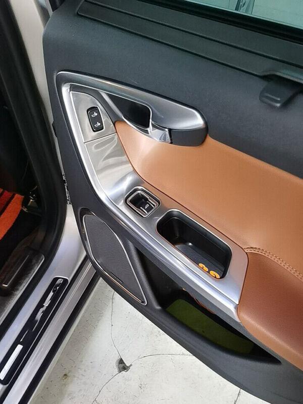 for Volvo V60 S60 2012-2019 Silver Titanium Glass Window Lifting Lock Panel Trim