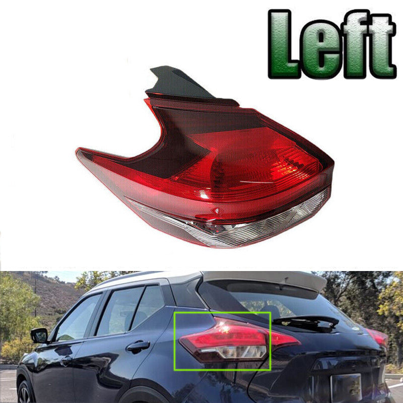 Left For 2018-2020 for Nissan Kicks Rear Brake Light Lamp Outer Tail Light