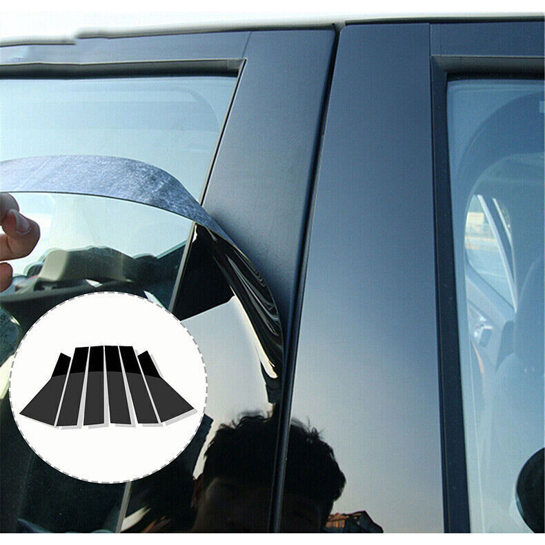 for Kia K5 21-24 Black Out Window Pillar Posts Set Moulding Trim Piano Cover 6P