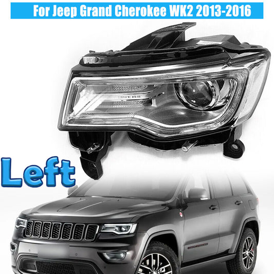 Left Side Headlamp Headight Assembly For 2013-2016 for Jeep Grand Cherokee WK2