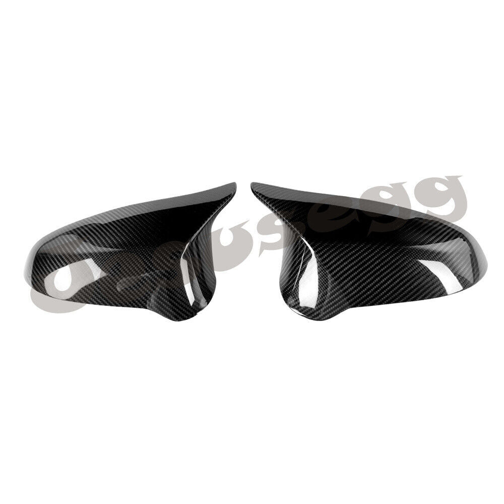 Front Mirror Cover Real Carbon Fiber Fit for BMW F20 F21 F22 M3 F82 M4 2015-18
