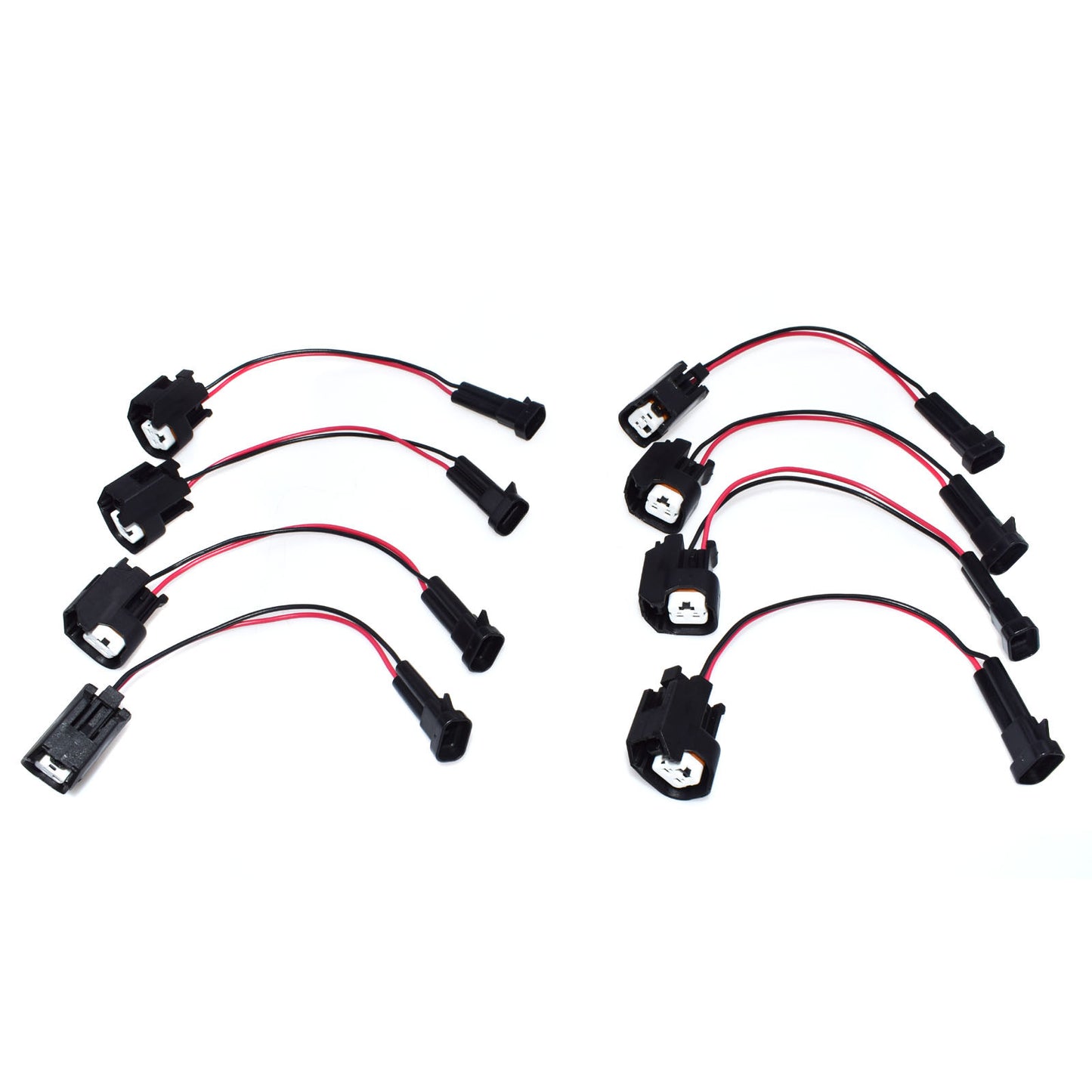 8-Pack LQ4 LQ9 4.8 5.3 6.0 Wiring Harness Plug to LS2 LS3 LS7 Injector Adapter - new