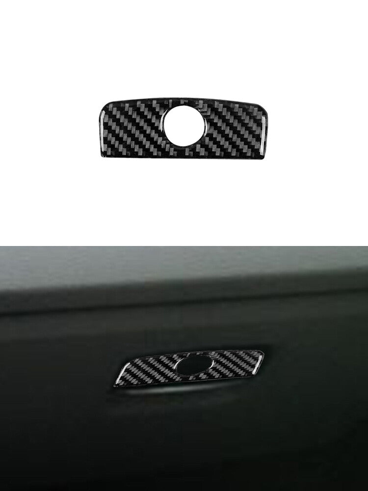 Carbon fiber passenger storage trim for BMW 1 Series convertible E82/E88 2008-13