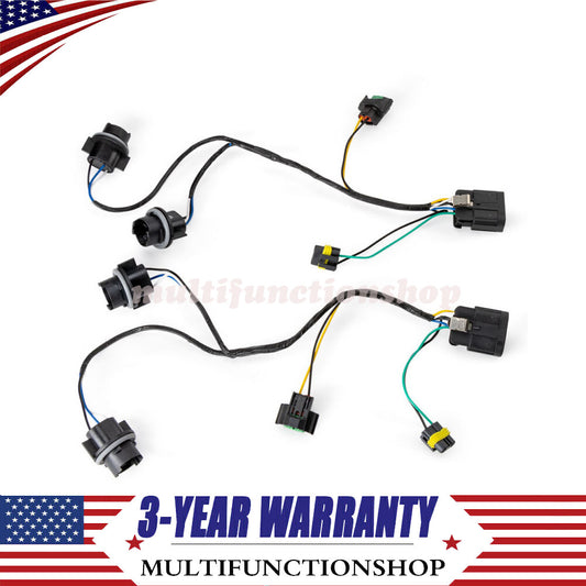 New Headlight Wiring Harness for Chevy Silverado 2007- 2014 1500/ 2500HD/ 3500HD