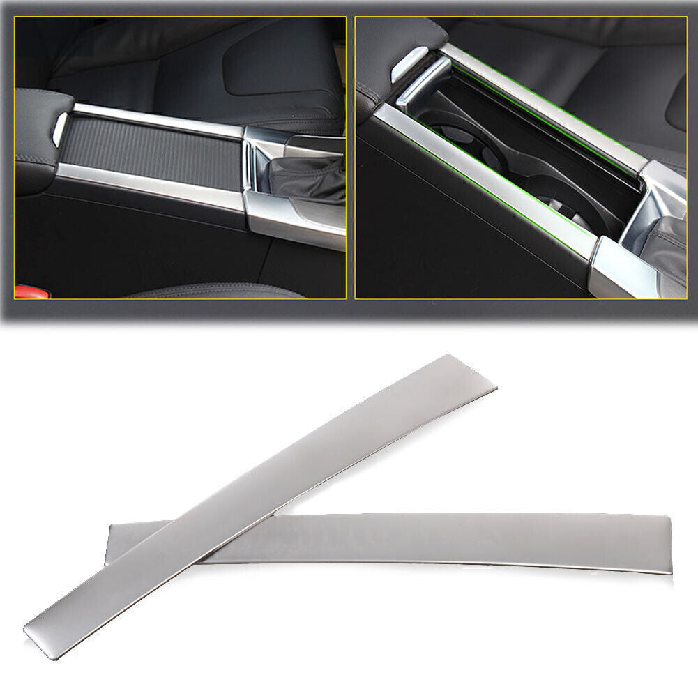 Holder Center Console Trim Frame Panel Cover for Volvo XC60 2009 -16 2017 Chrome