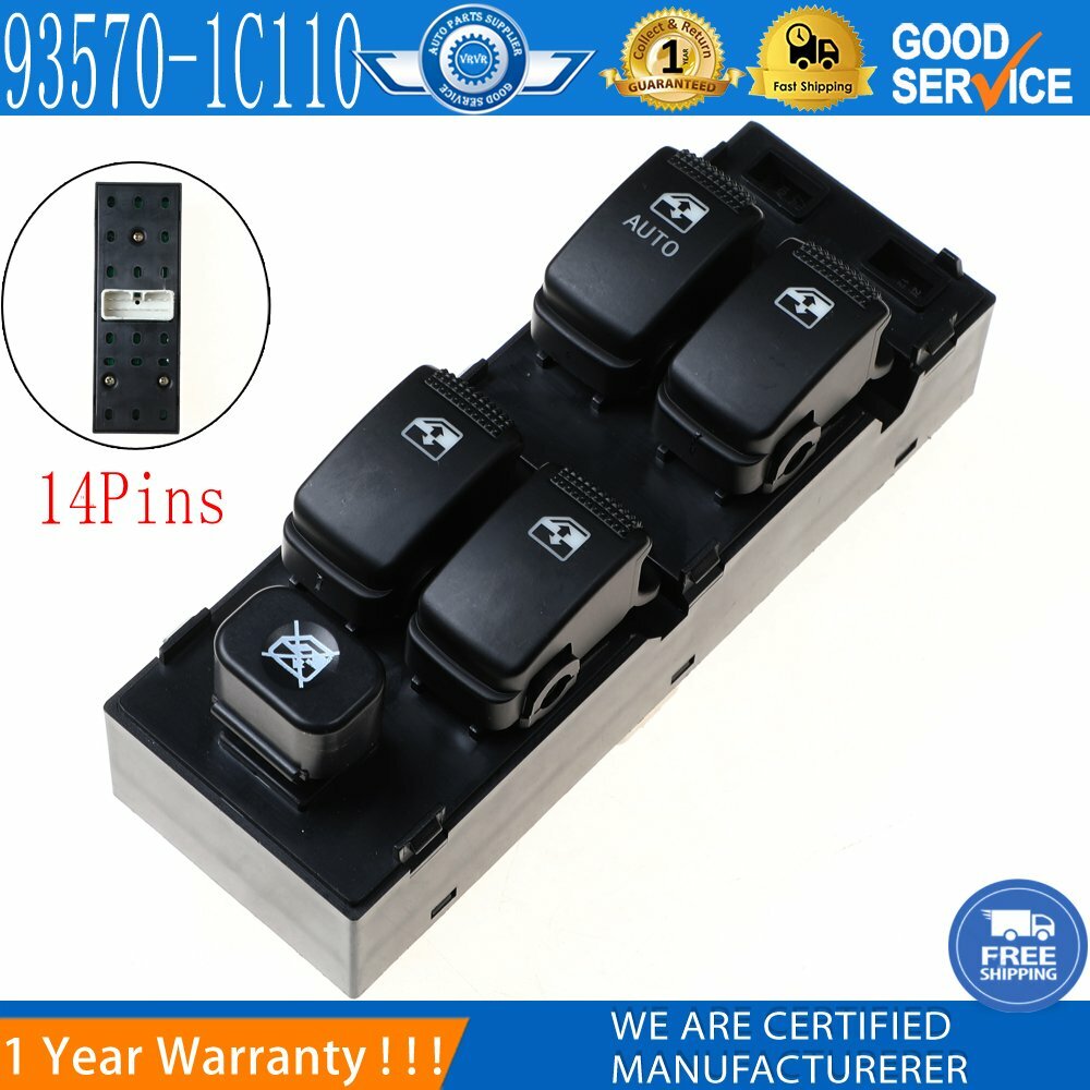 93570-1C110 935701C110 new Electric Window Switch for Hyundai Getz 2005